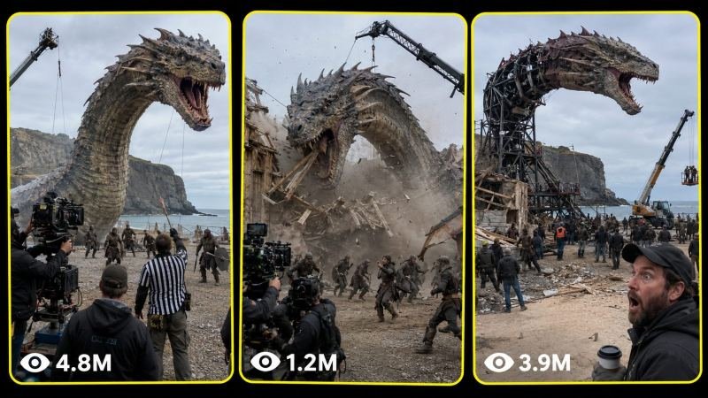 Hollywood blockbuster behind-the-scenes