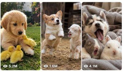 VIRAL PUPPY & BABY ANIMAL REACTION