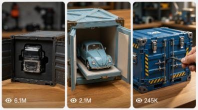 REALISTIC MINIATURE FUNCTIONAL VEHICLE ASMR SERIES