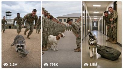 Seedance 2.0 USA Army and Funny Animal