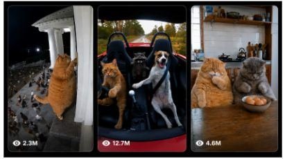 PHOTOREALISTIC ANTHROPOMORPHIC ANIMAL COMEDY VIRAL SYSTEM
